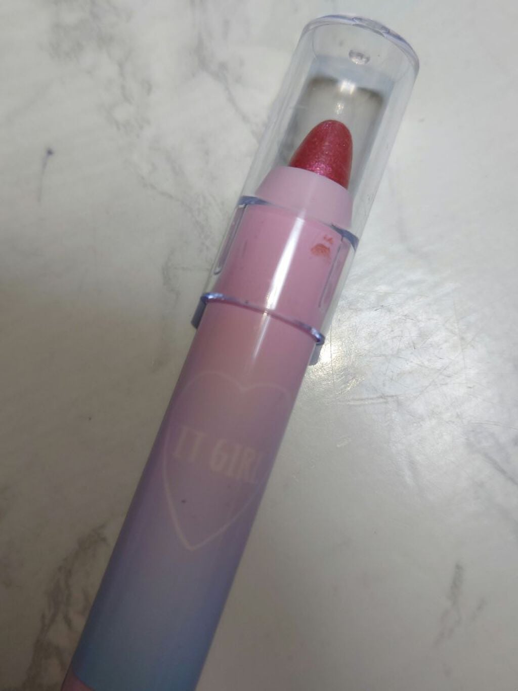 ダイソー×IT GIRL マットクレヨンリップ/DAISO/口紅を使ったクチコミ(1枚目)