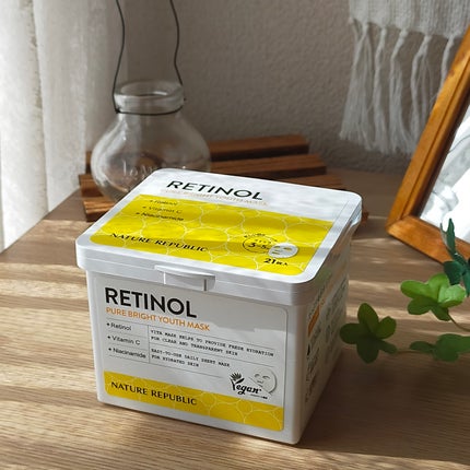 キューブマスク レチノール/ネイチャーリパブリック/シートマスク・パックを使ったクチコミ(1枚目)