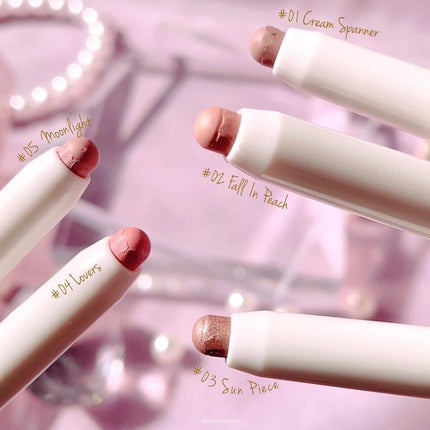 メロウレイヤリング スティックシャドウ/HOLIKA HOLIKA/スティックアイシャドウを使ったクチコミ(5枚目)