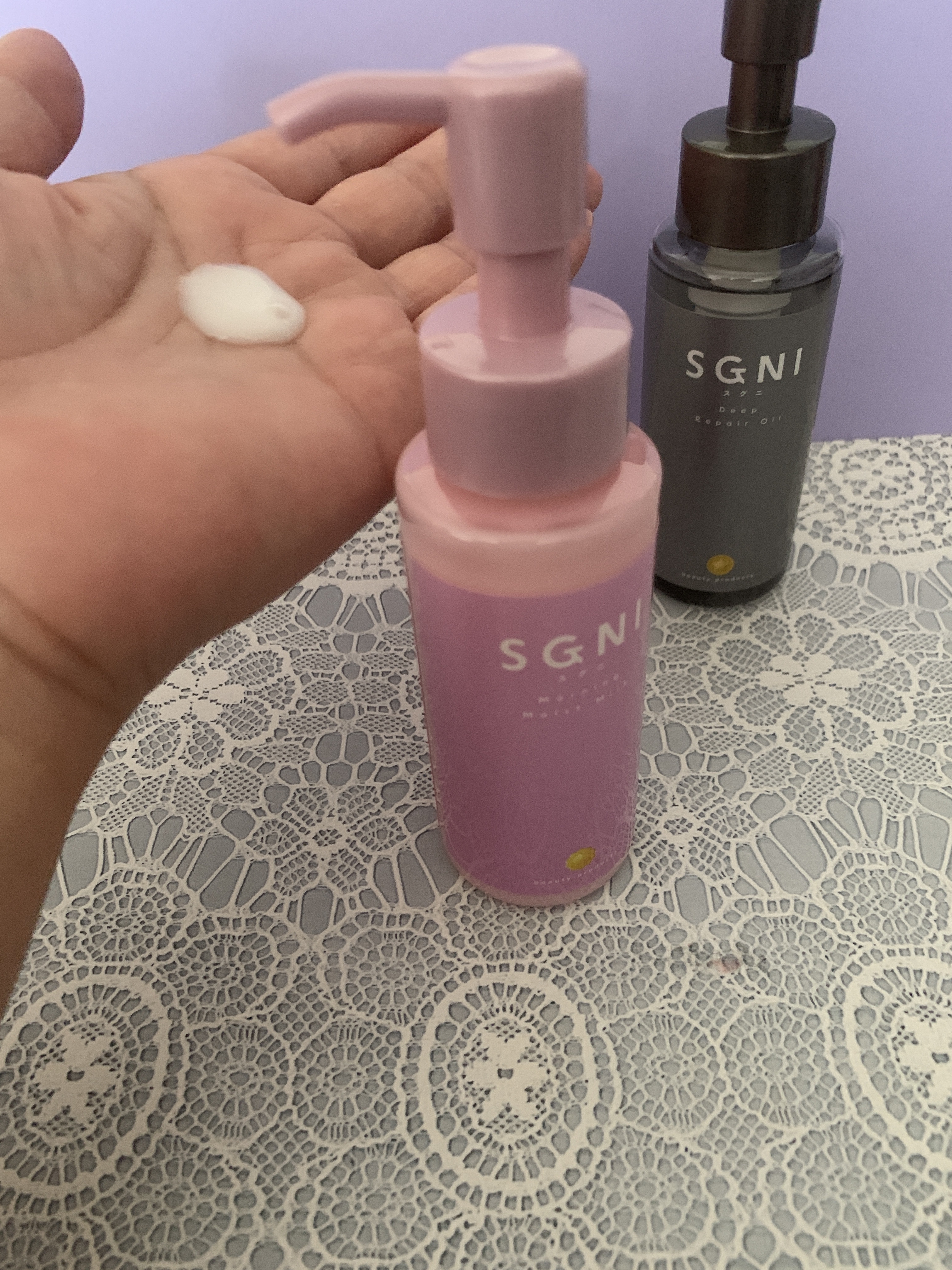 モイストミルク /SGNI/ヘアミルクを使ったクチコミ（2枚目）