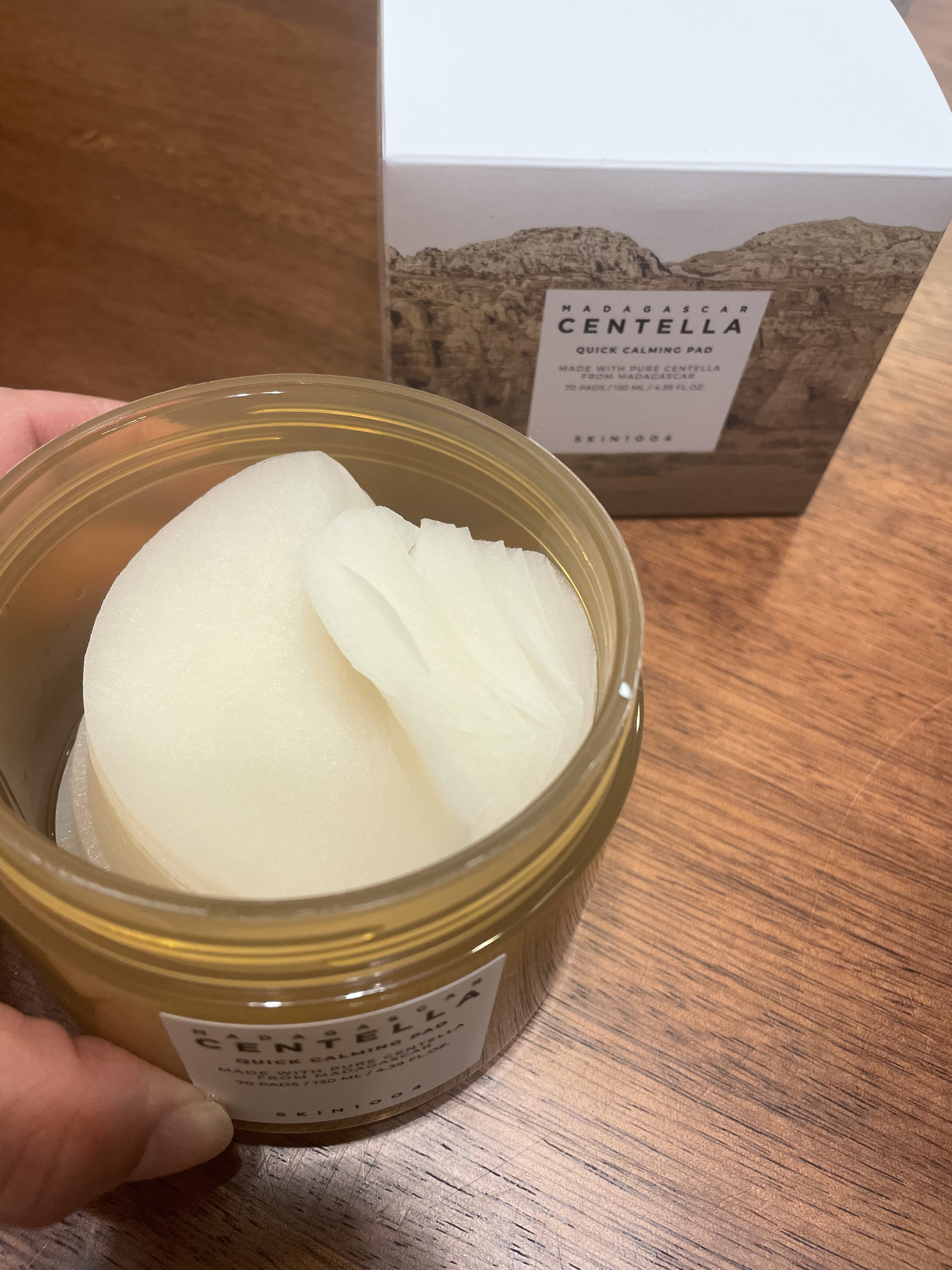 センテラ クイックカーミングパッド/SKIN1004/トナーパッドを使ったクチコミ（3枚目）