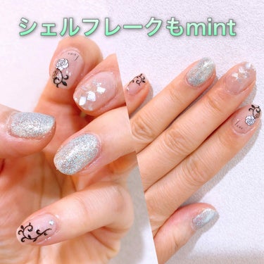 ネイルホリック Aurora Glitter/ネイルホリック/マニキュアを使ったクチコミ（2枚目）