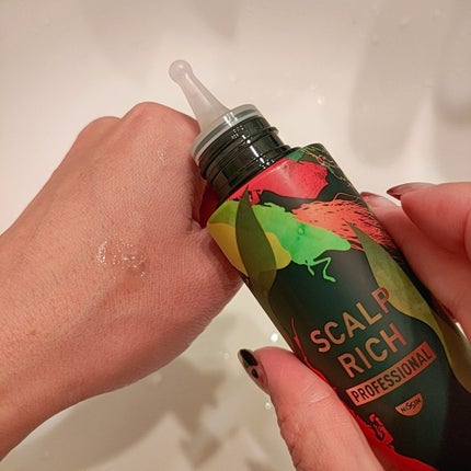 スカルプリッチ プロフェッショナル/日清食品/頭皮ローションを使ったクチコミ(2枚目)