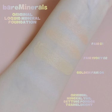 オリジナル  リキッド  ミネラル  ファンデーション ゴールデンフェア 04/bareMinerals/リキッドファンデーションを使ったクチコミ（2枚目）