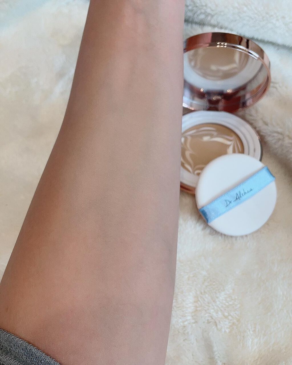 ダブル セラム バーム ファンデーション/Dr.Althea/クリーム・エマルジョンファンデーションを使ったクチコミ(4枚目)