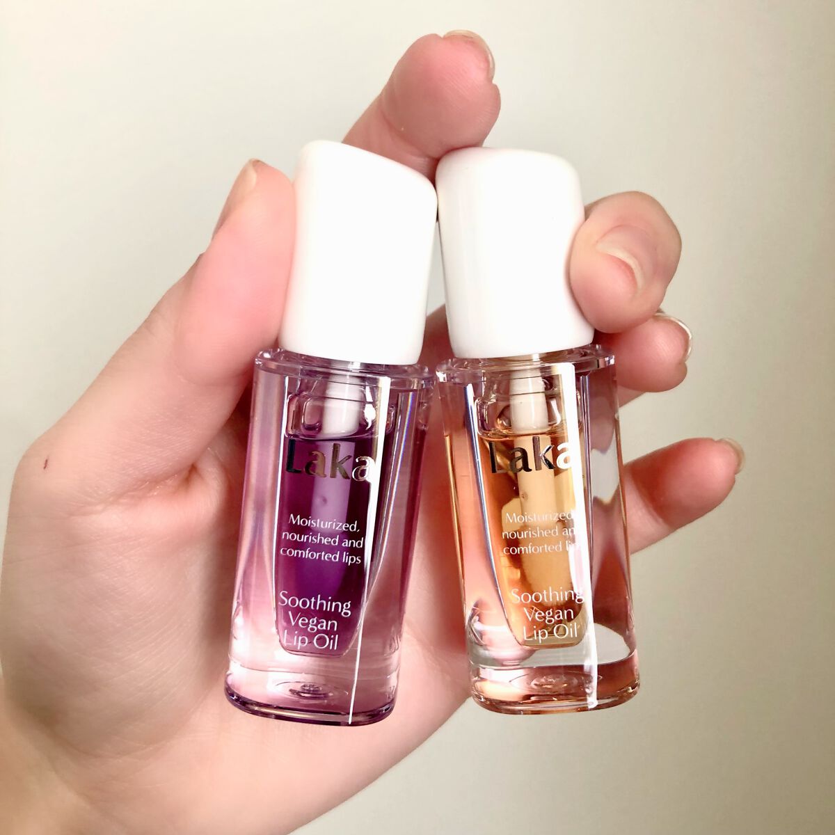 スージングヴィーガンリップオイル/Laka/リップオイルを使ったクチコミ（2枚目）