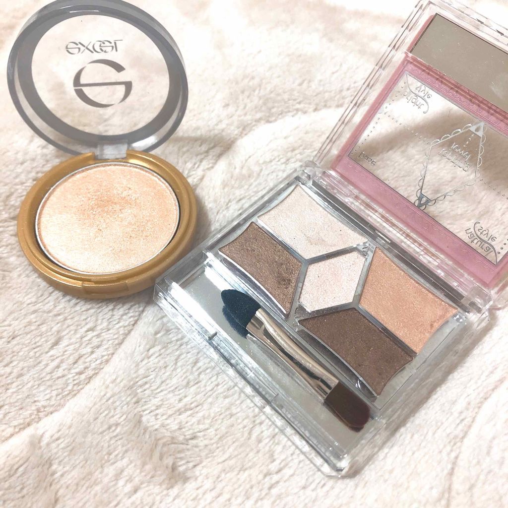 シャイニーシャドウ N/excel/単色アイシャドウを使ったクチコミ(4枚目)