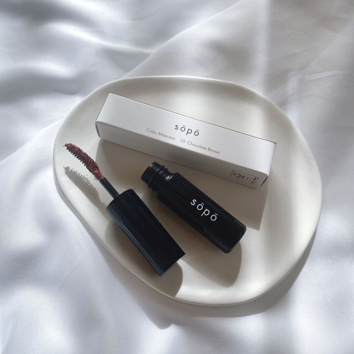 カラーマスカラ/sopo/マスカラを使ったクチコミ(1枚目)