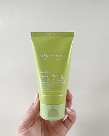 Sensitive Soothing Gel Cream/MARY&MAY/フェイスクリームを使ったクチコミ(5枚目)