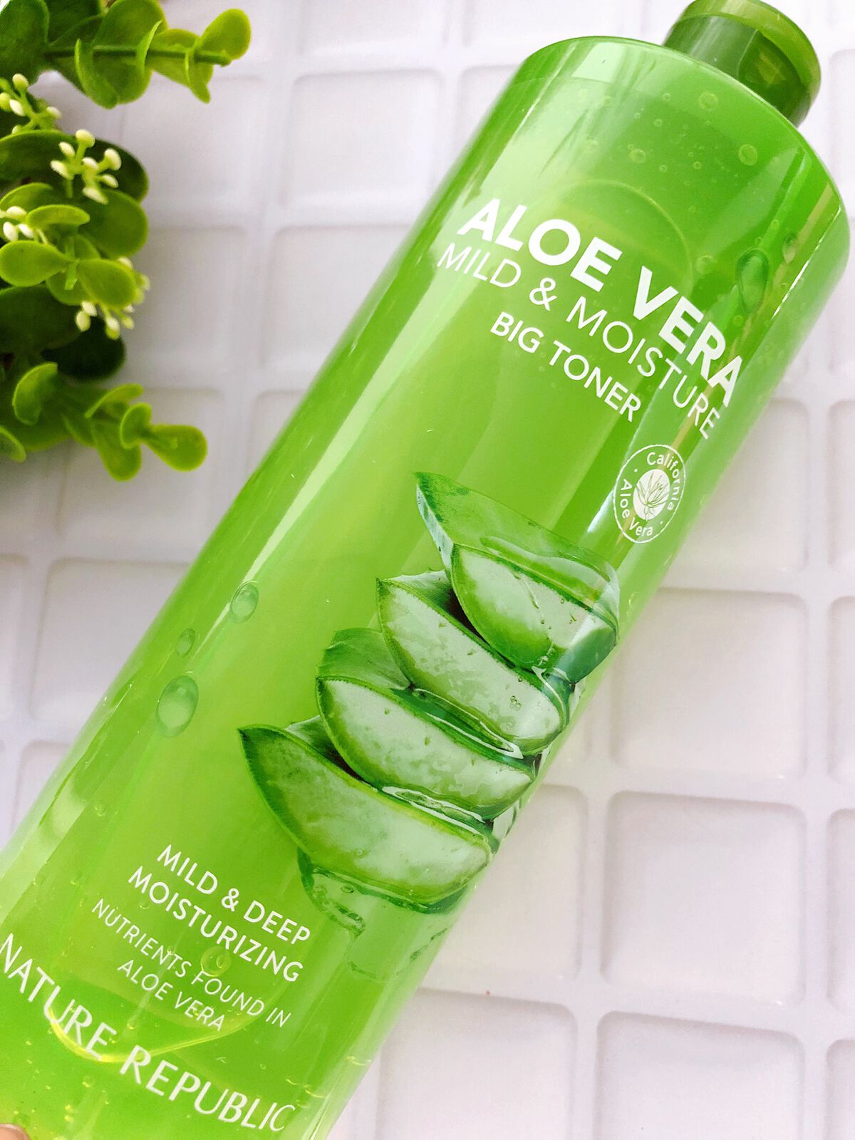 マイルド&モイスチャー アロエビッグトナー/ネイチャーリパブリック/化粧水を使ったクチコミ(3枚目)