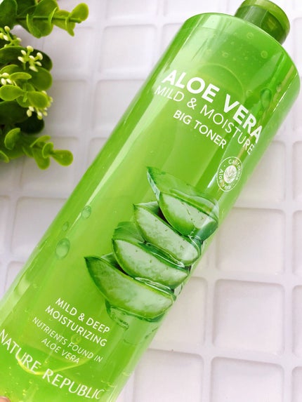 マイルド&モイスチャー アロエビッグトナー/ネイチャーリパブリック/化粧水を使ったクチコミ(3枚目)