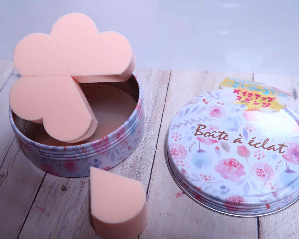 ボワット・ア・エクラ ノンラテックス メイクアップスポンジ/SHOBIDO/パフ・スポンジを使ったクチコミ（1枚目）