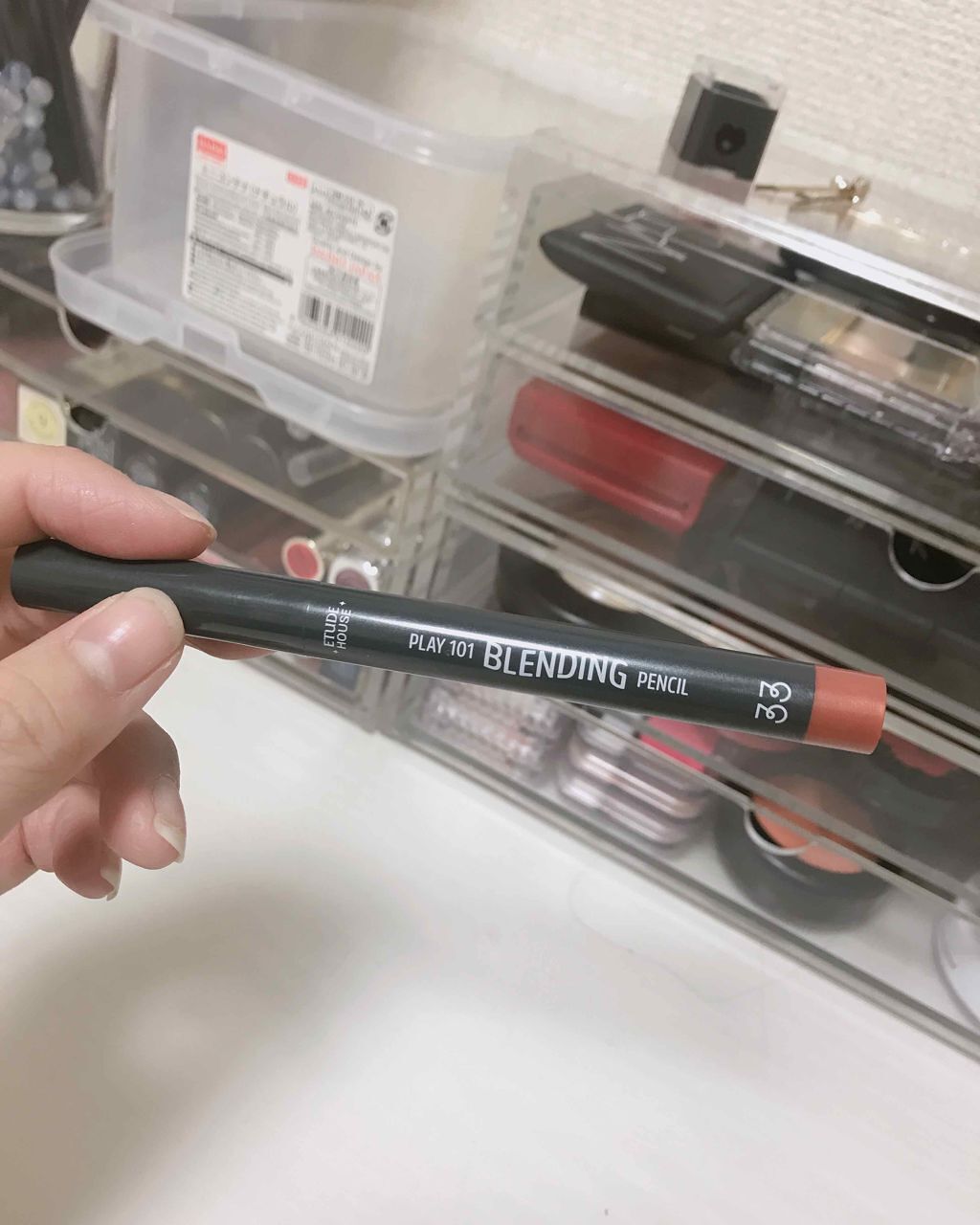 プレイ101 ブレンディングペンシル /ETUDE/スティックアイシャドウを使ったクチコミ（1枚目）