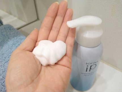 ソフィーナ iP リニュー ムース ウォッシュ/SOFINA iP/泡洗顔を使ったクチコミ(2枚目)