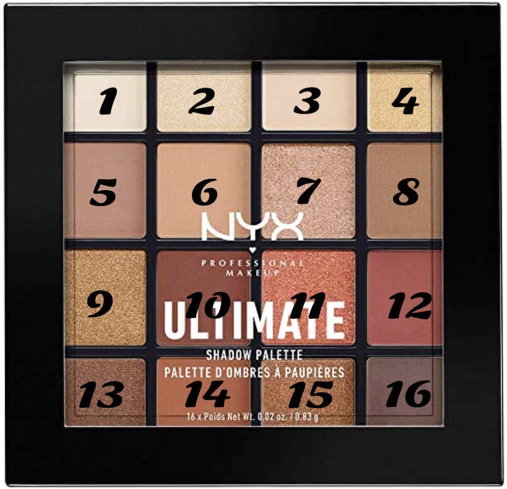 UT シャドウ パレット/NYX Professional Makeup/アイシャドウパレットを使ったクチコミ(2枚目)