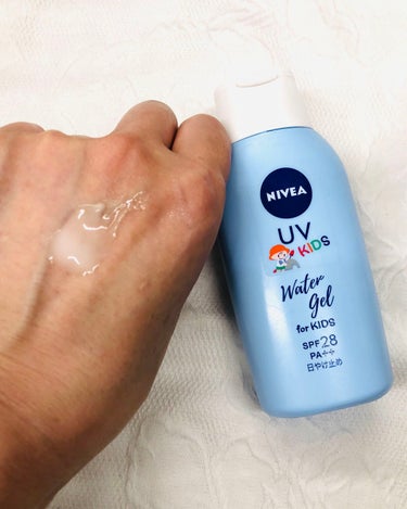 ニベアUV ウォータージェル こども用 SPF28/ニベア/日焼け止め・UVケアを使ったクチコミ（2枚目）