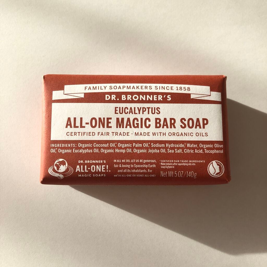 マジックソープバー ユーカリ/ドクターブロナー/洗顔石鹸を使ったクチコミ(2枚目)