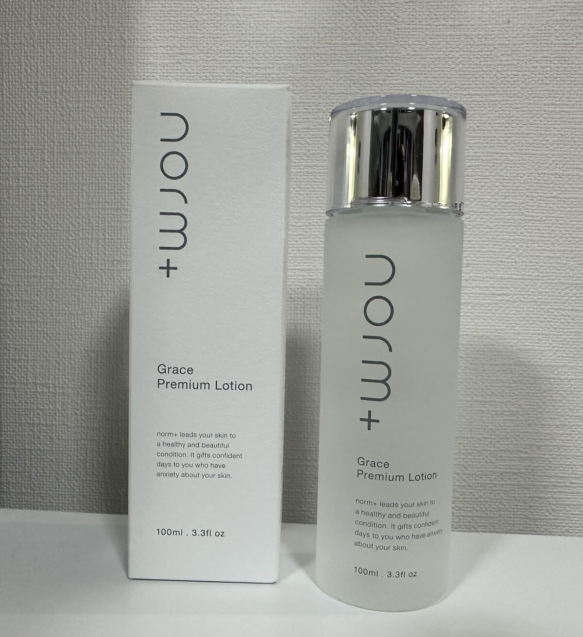 グレースプレミアムローション/norm+/化粧水を使ったクチコミ（1枚目）