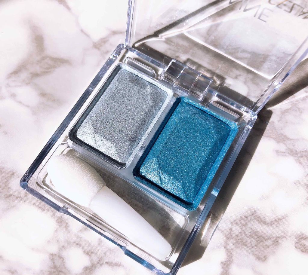 ツーカラー アイシャドウ ラメシリーズ 03 すっきりブルー系