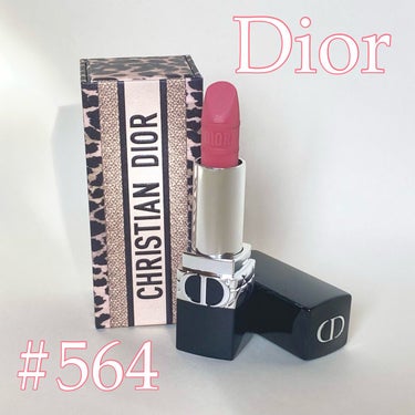 ルージュ ディオール 564 ピンク レオパード ベルベット（生産終了）/Dior/口紅を使ったクチコミ（1枚目）