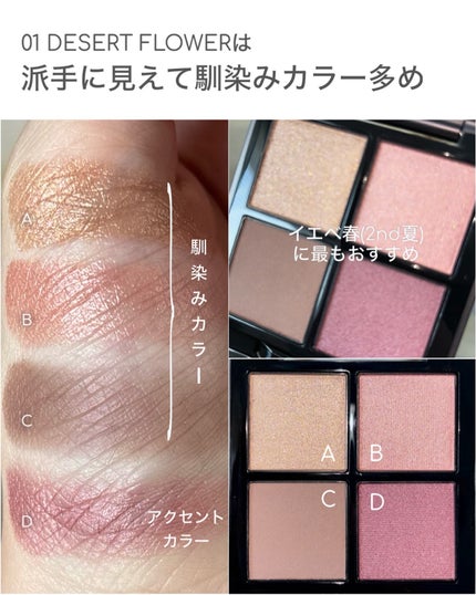 THREE スターゲージング アイシャドウクアッド 01 DESERT FLOWER THREE スターゲージング アイシャドウクアッド 01 DESERT FLOWER