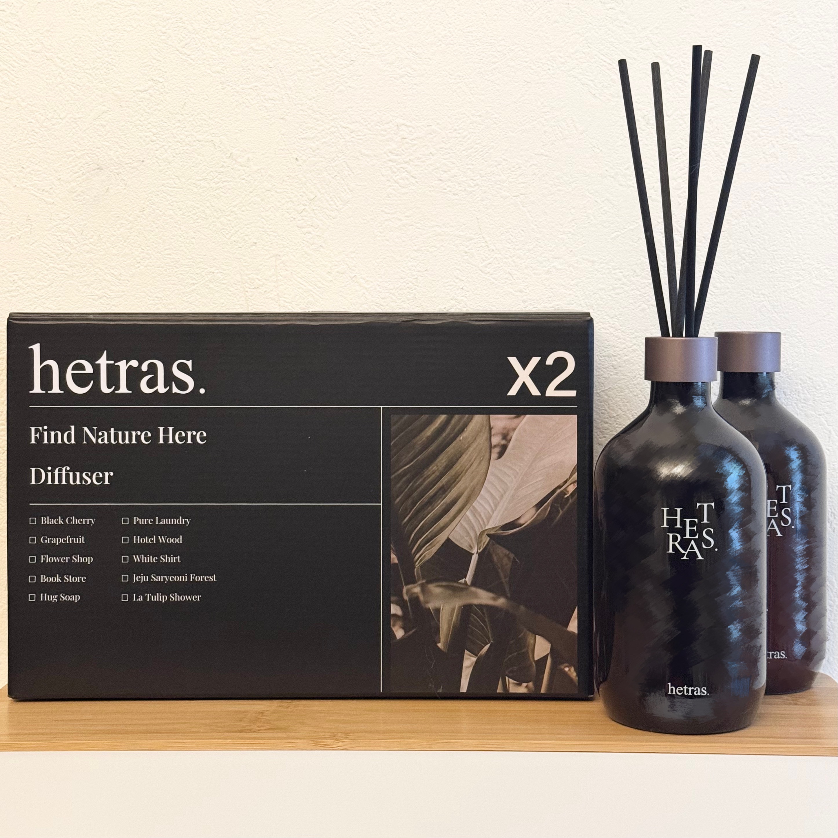 プレミアムディフューザー/hetras/ルームフレグランスを使ったクチコミ（1枚目）