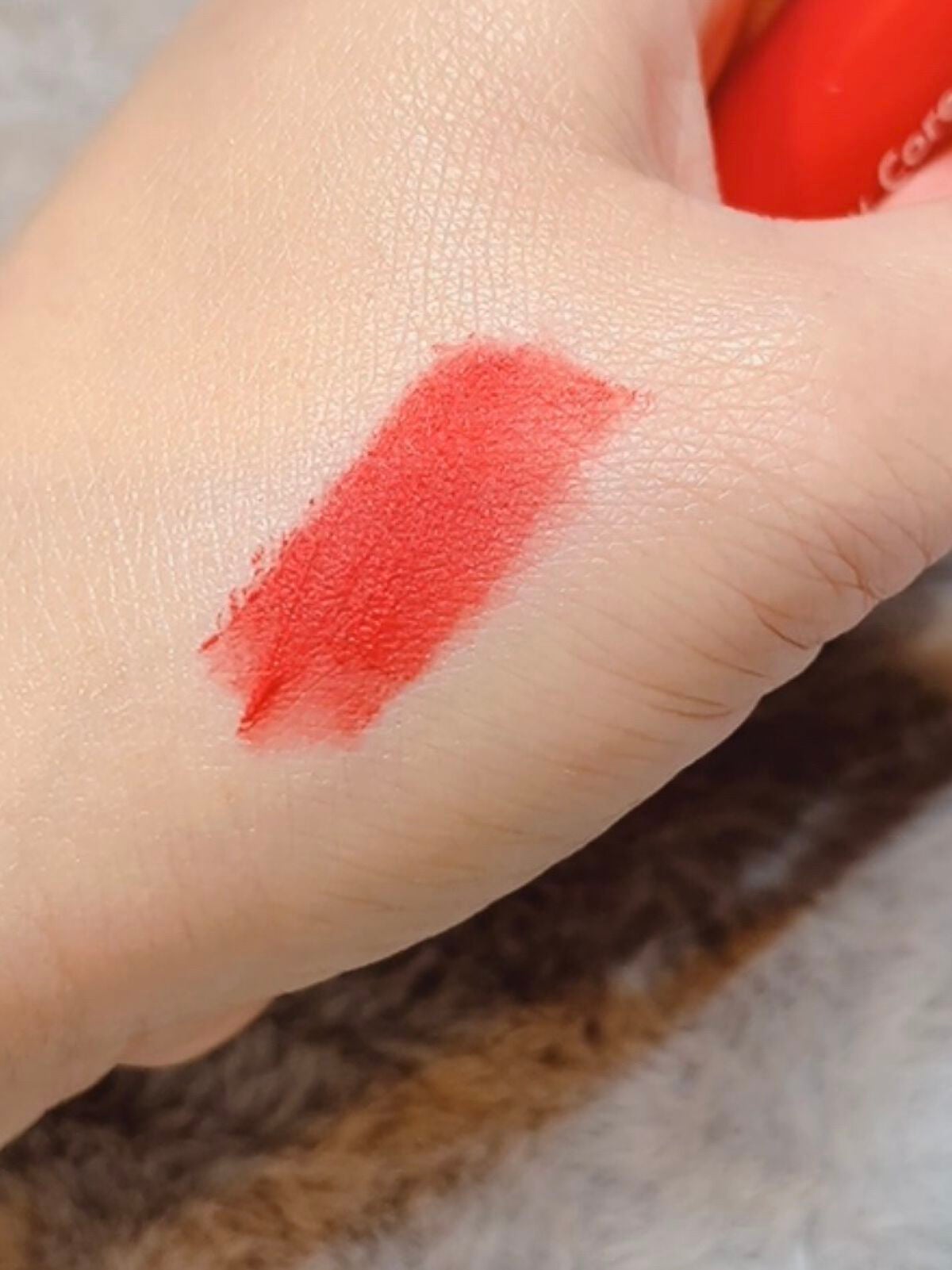 フェアリーコアステイブラーベルベットティント/NaeTIS/リップティントを使ったクチコミ(5枚目)