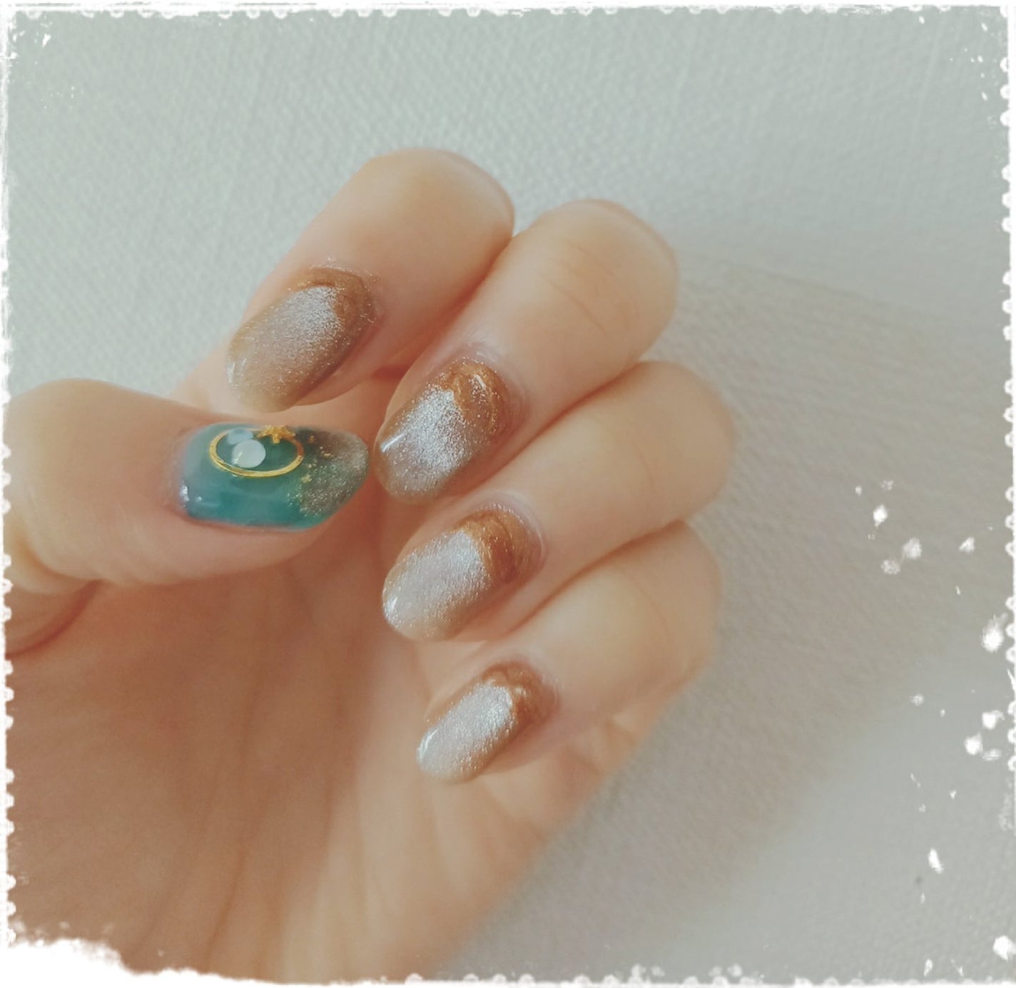 maya🧡 on LIPS 「 マグネットネイルみなさん、こんばんは☺️今回は..」(1枚目)