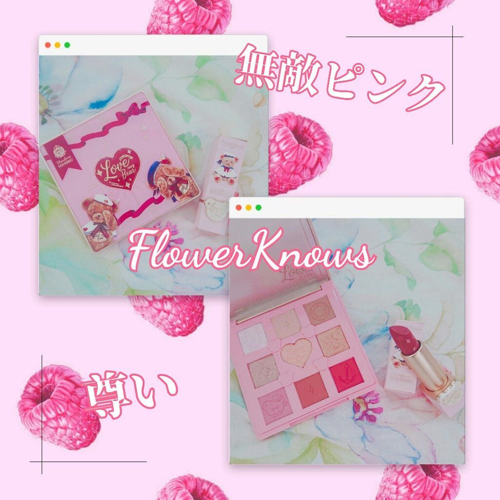 Love Bear 9色 アイシャドウパレット/FlowerKnows/アイシャドウパレットを使ったクチコミ(1枚目)