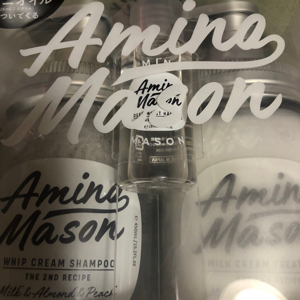 アミノメイソン ディープモイスト ホイップクリーム シャンプー/ミルククリーム ヘアトリートメント/アミノメイソン/市販シャンプーを使ったクチコミ(1枚目)