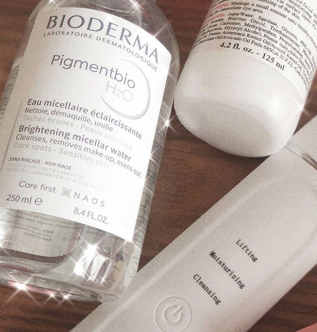 ピグメンビオ エイチツーオーホワイト/ビオデルマ/クレンジングウォーターを使ったクチコミ（1枚目）