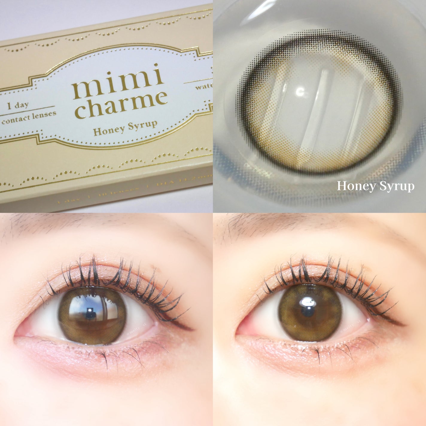 mimi charme 1day/mimi charme/ワンデー(1DAY)カラコンを使ったクチコミ(1枚目)