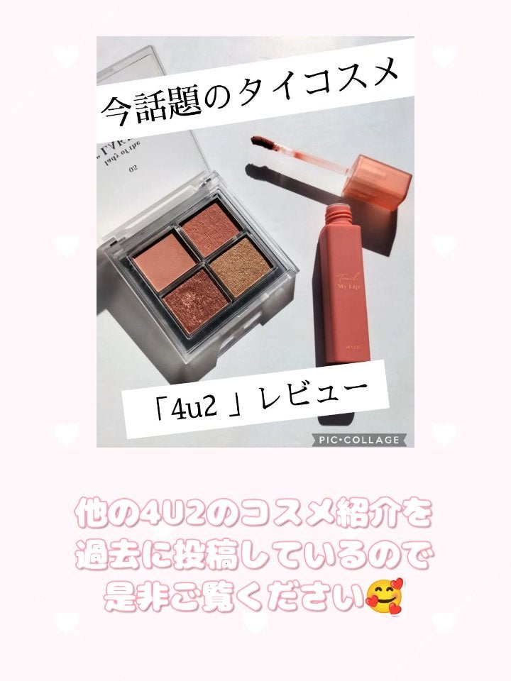 アイシャドウパレット/4U2/アイシャドウパレットを使ったクチコミ(4枚目)