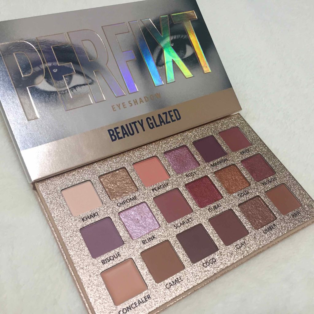 PERFIXT Eye Shadow Palette/Beauty glazed/アイシャドウパレットを使ったクチコミ(1枚目)
