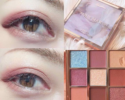 VenusMarble 9色アイシャドウパレット/Venus Marble/アイシャドウパレットを使ったクチコミ(3枚目)