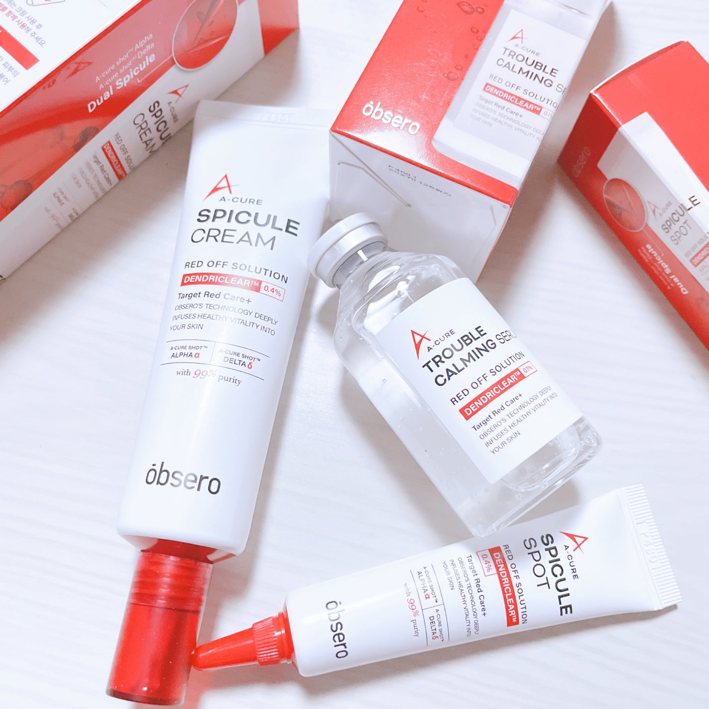 エーキュアスピキュールスポット/obsero/フェイスクリームを使ったクチコミ(1枚目)