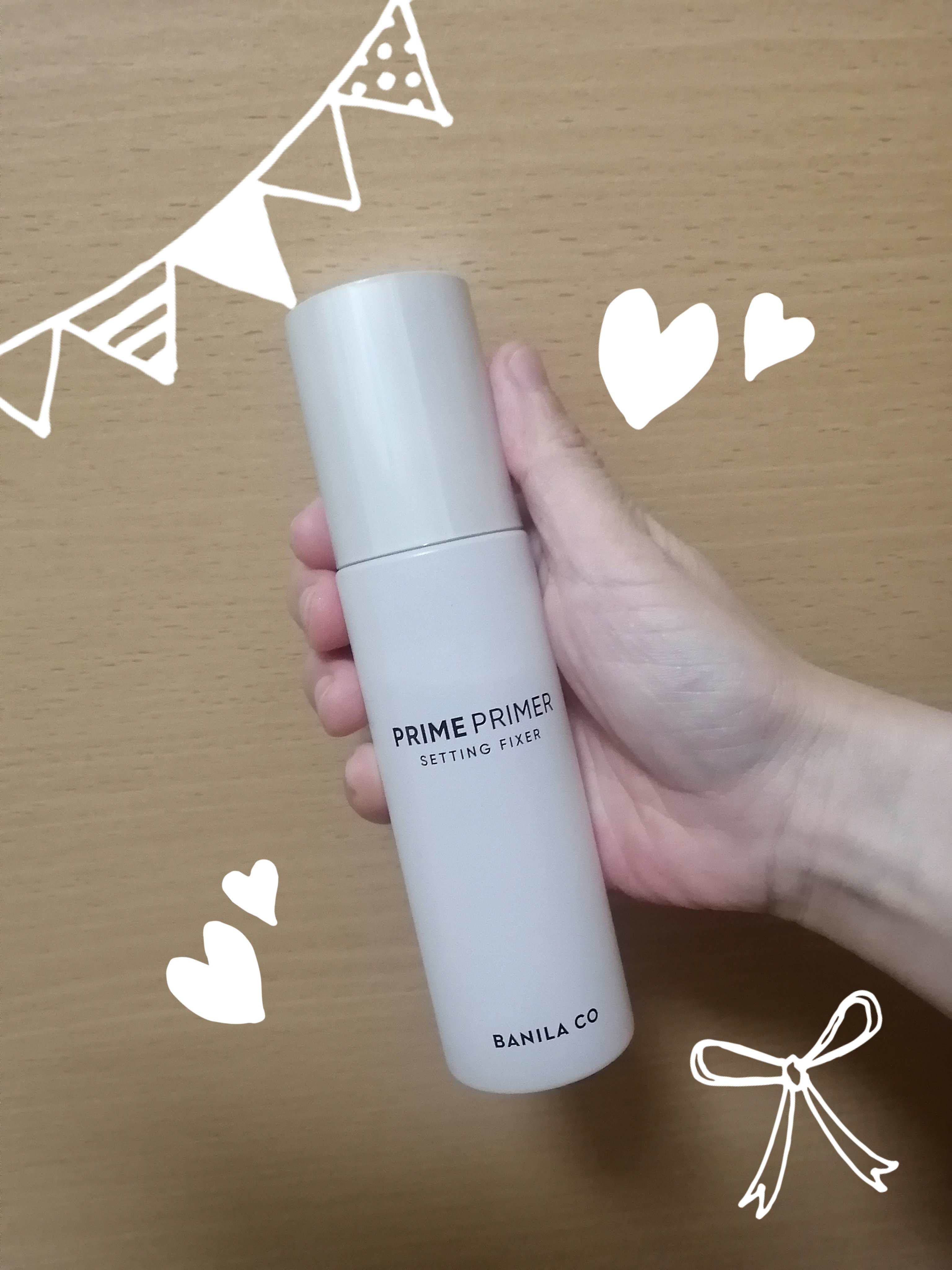バニラコ プライムプライマー セッティングフィクサー/BANILA CO/フィックスミストを使ったクチコミ（1枚目）