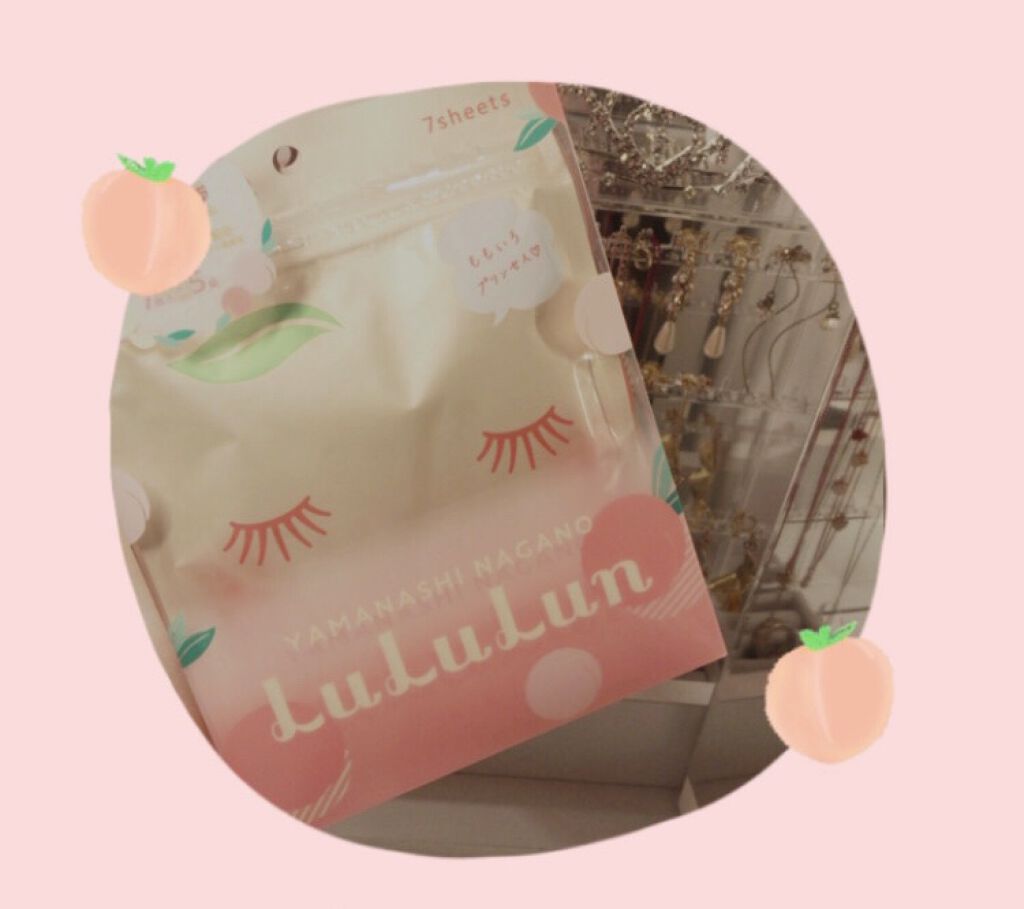 山梨・長野ルルルン（桃の香り）/ルルルン/シートマスク・パックを使ったクチコミ（1枚目）