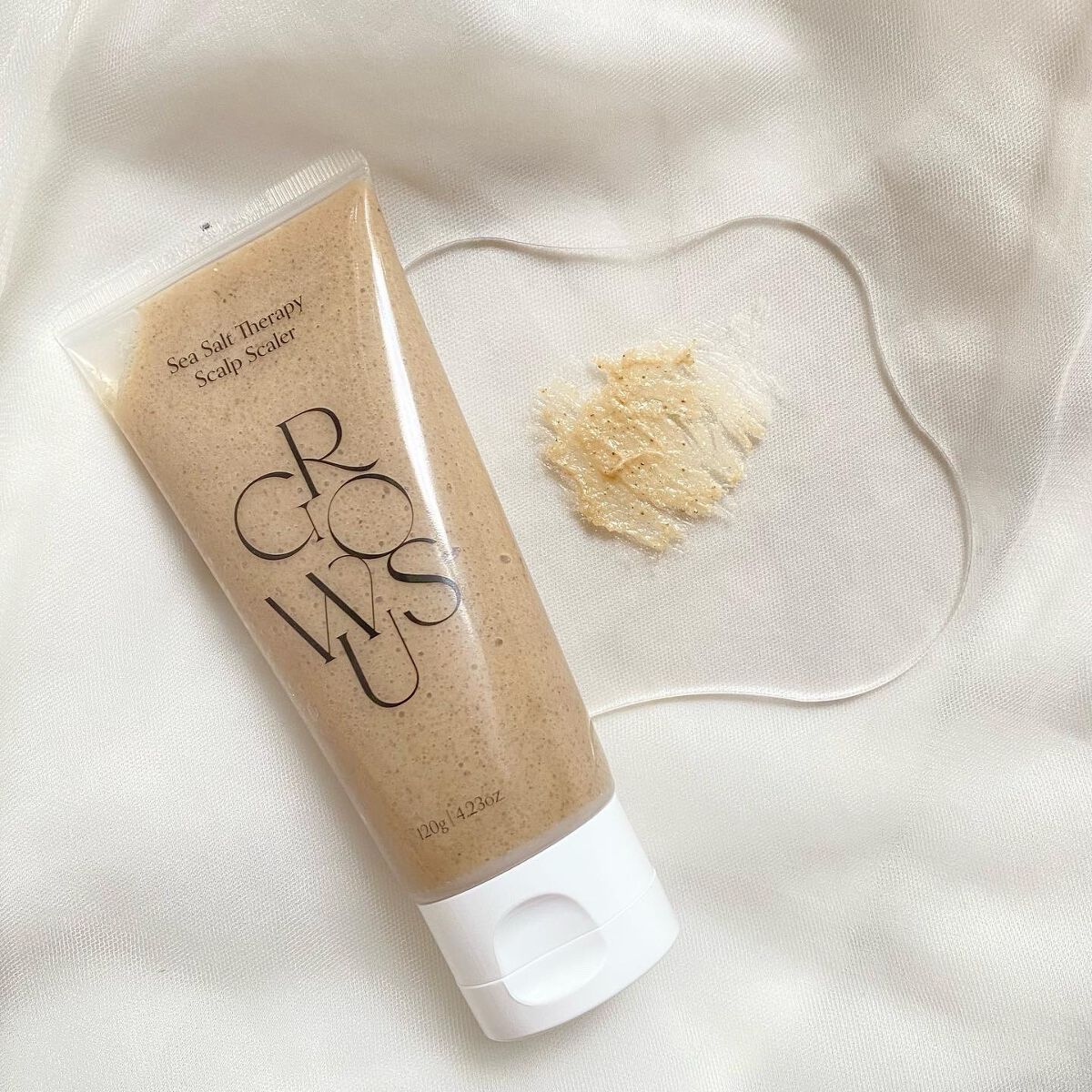 シーソルトセラピースカルプスケーラー/GROWUS/ヘッドスクラブを使ったクチコミ(2枚目)