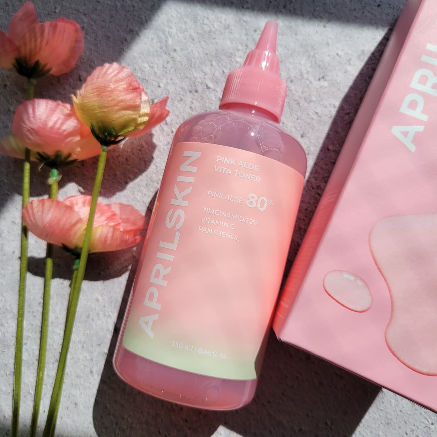 ピンクアロエビタトナー/APRILSKIN/化粧水を使ったクチコミ（1枚目）