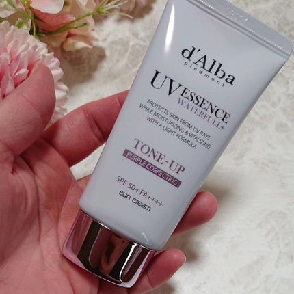 ダルバ ウォータフル トーンアップ サンクリーム(パープル)/ダルバ/日焼け止めクリームを使ったクチコミ(3枚目)