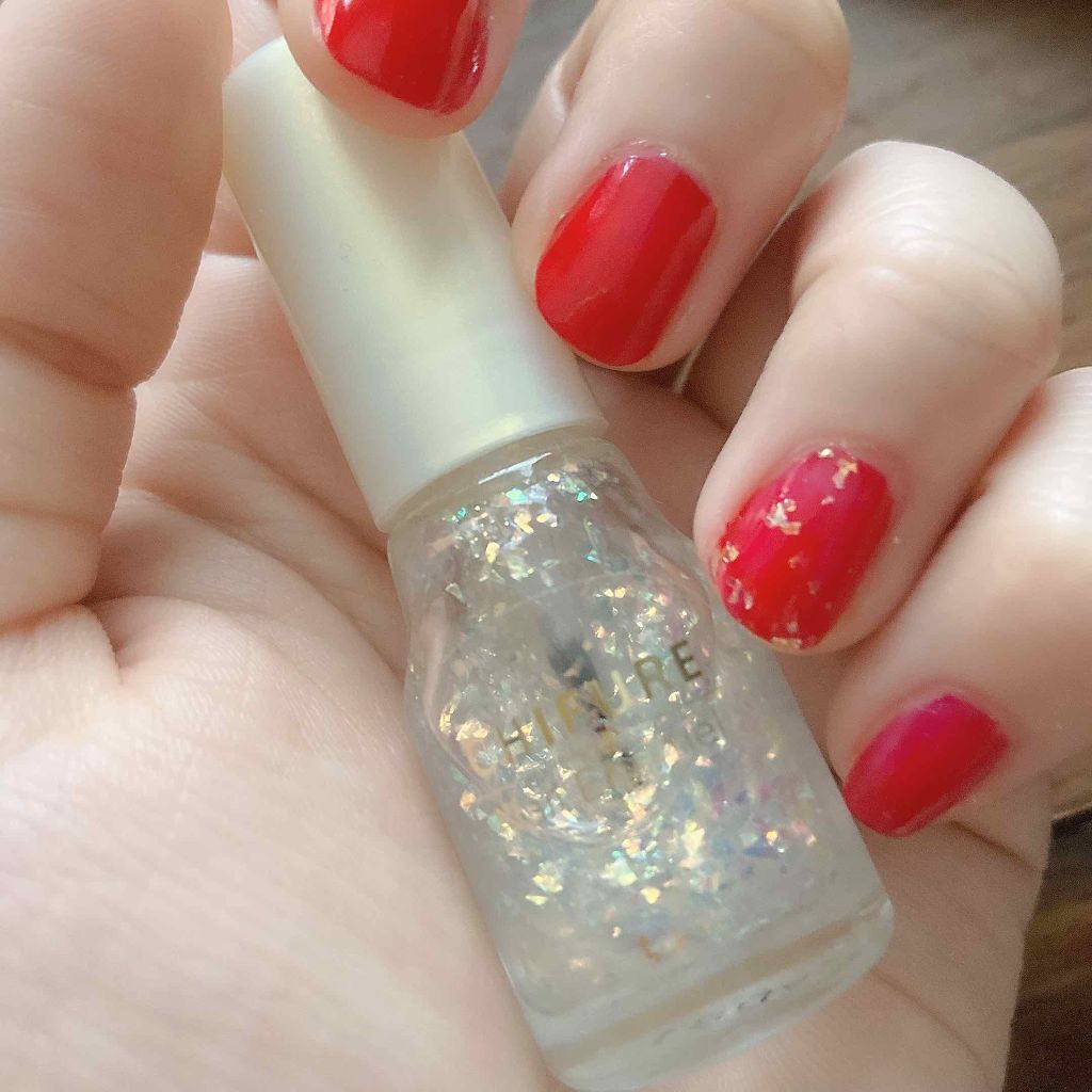 爪強化ベースコート/DAISO/ネイルベースコートを使ったクチコミ（3枚目）