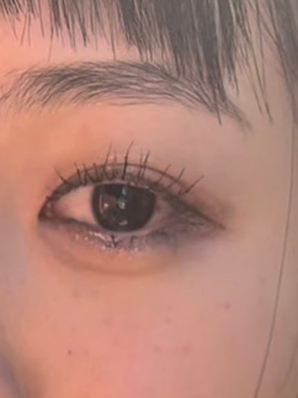 「塗るつけまつげ」ボリュームタイプ ブラック/デジャヴュ/マスカラを使ったクチコミ(3枚目)