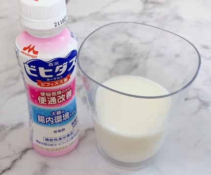 ビヒダスヨーグルト便通改善/ビヒダス/飲むヨーグルトを使ったクチコミ(5枚目)
