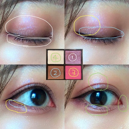 レヨン ジュレアイズ/Elégance/ジェル・クリームアイシャドウを使ったクチコミ(3枚目)