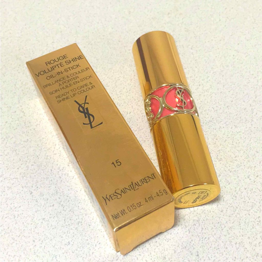 ルージュ ヴォリュプテ シャイン/YVES SAINT LAURENT BEAUTE/口紅を使ったクチコミ（1枚目）