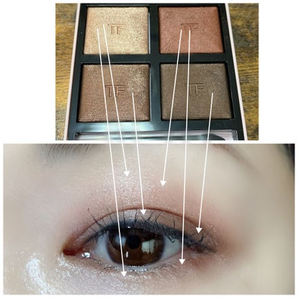 アイ カラー クォード/TOM FORD BEAUTY/アイシャドウパレットを使ったクチコミ(3枚目)
