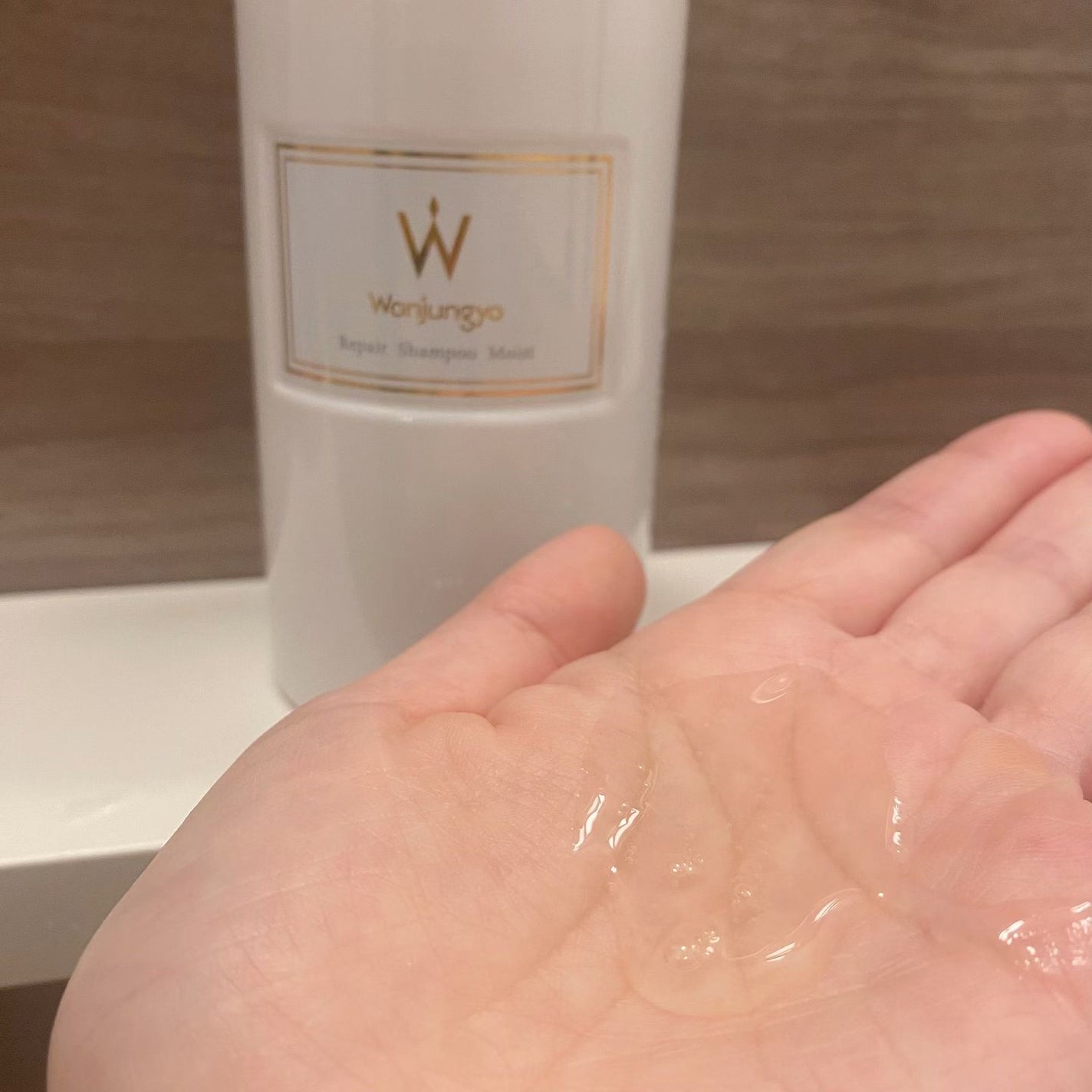 ウォンジョンヨ リペアシャンプー モイスト/リペアトリートメント モイスト/Wonjungyo/市販シャンプーを使ったクチコミ(2枚目)