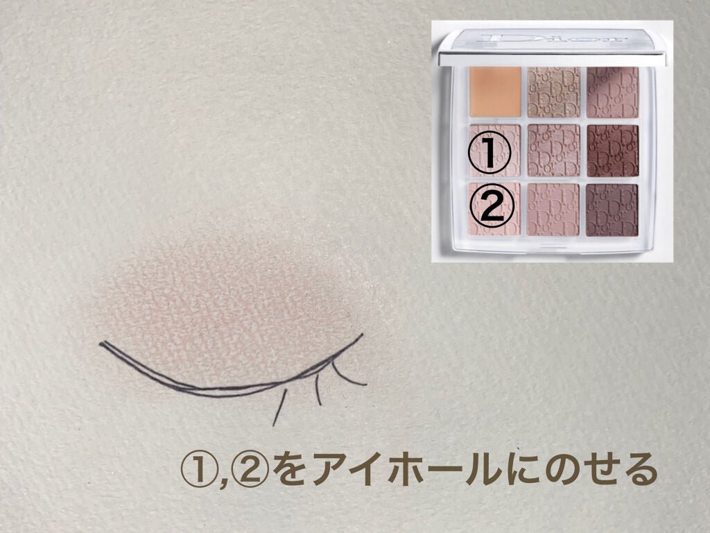 ディオール バックステージ アイ パレット/Dior/アイシャドウパレットを使ったクチコミ(2枚目)