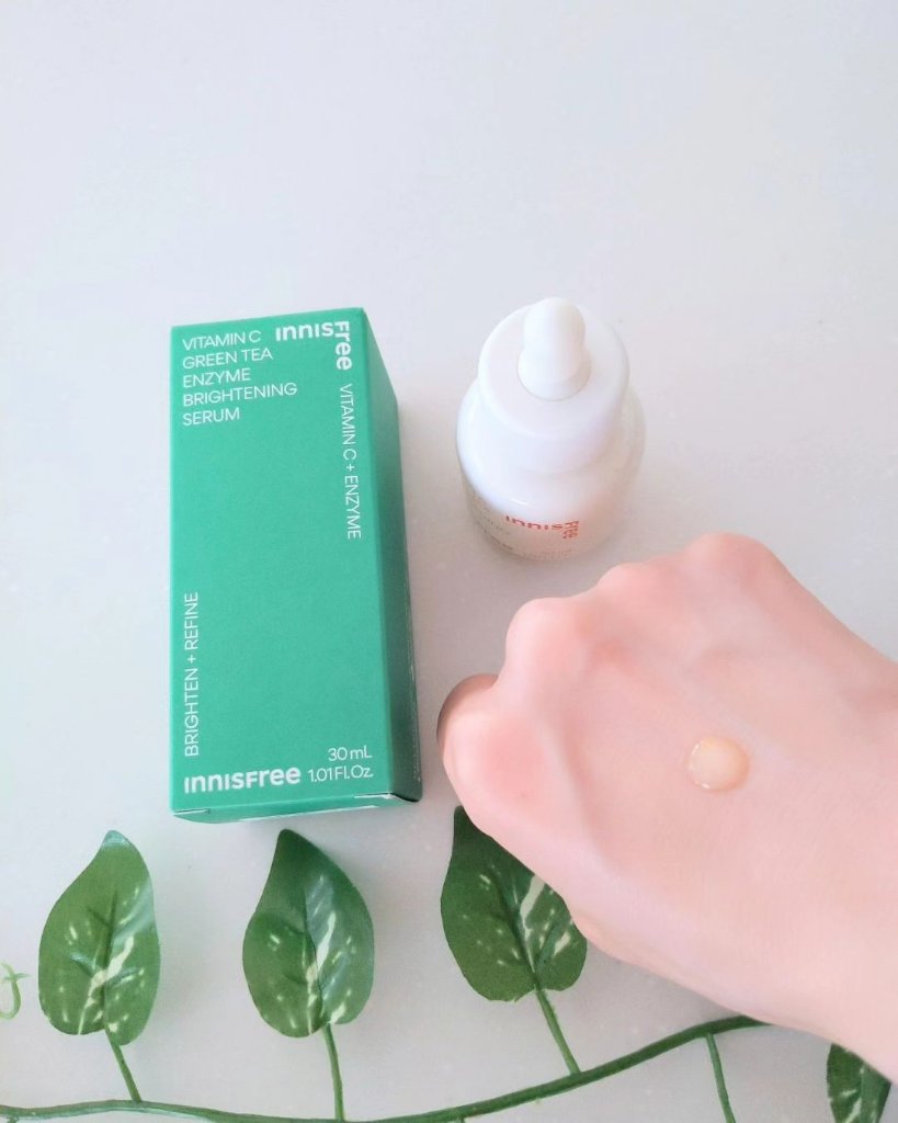 ビタC　グリーンティーエンザイム　ブライト　セラム/innisfree/美容液を使ったクチコミ（3枚目）